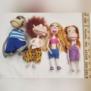 :*4 Vintage Viacom 1999 The Wild Thornberrys Eliza darwin donnie debbie Dolls 7"